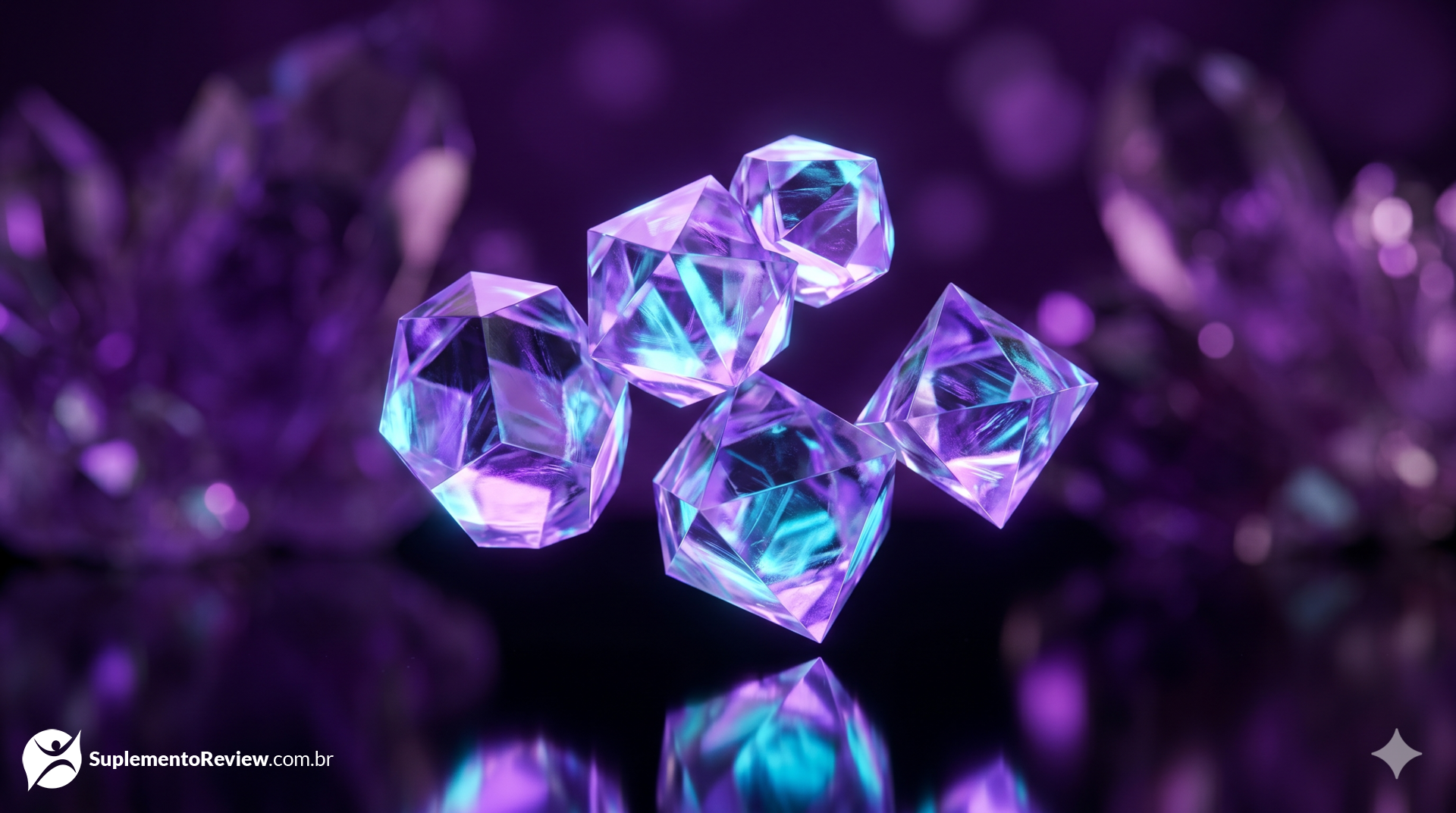 Visualização 3D de uma hélice de DNA sendo "reparada" por faíscas ciano de grupos metil doados por uma molécula de TMG em tons de roxo e dourado.